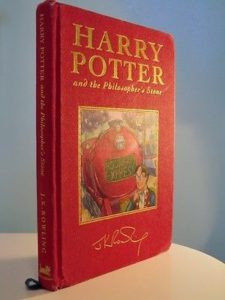 Original RARE Scholastic Harry Potter Bookmark- Hogwarts Crest