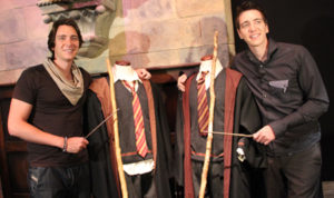 James and Oliver Phelps: HP Exhibition Singapore