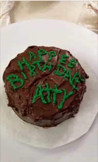 Atticus had his own special cake!