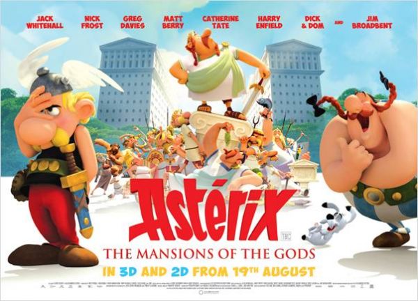 Asterix Mansion of the Gods movie poster