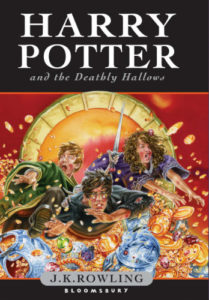 Harry Potter and the Deathly Hallows Book Cover - UK