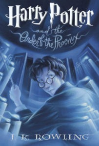 Harry Potter and the Order of the Phoenix Book Cover - US