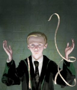 Jim Kay Chamber of Secrets - Draco at Madam Malkins