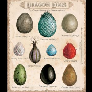 Jim Kay Chamber of Secrets - Dragon Eggs