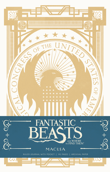 Fantastic Beasts and Where to Find Them: MACUSA Hardcover Ruled Journal. $19.95.