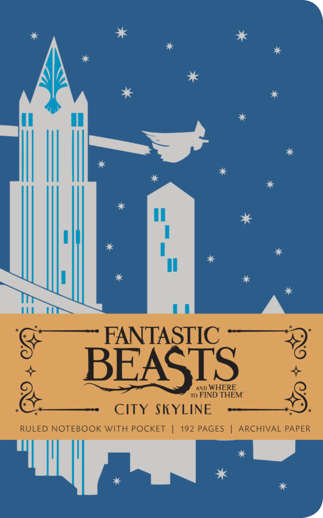 Fantastic Beasts and Where to Find Them: City Skyline Hardcover Ruled Notebook. $12.99.