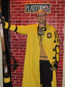 The Hufflepuff Quidditch Player Costume Contest Winner