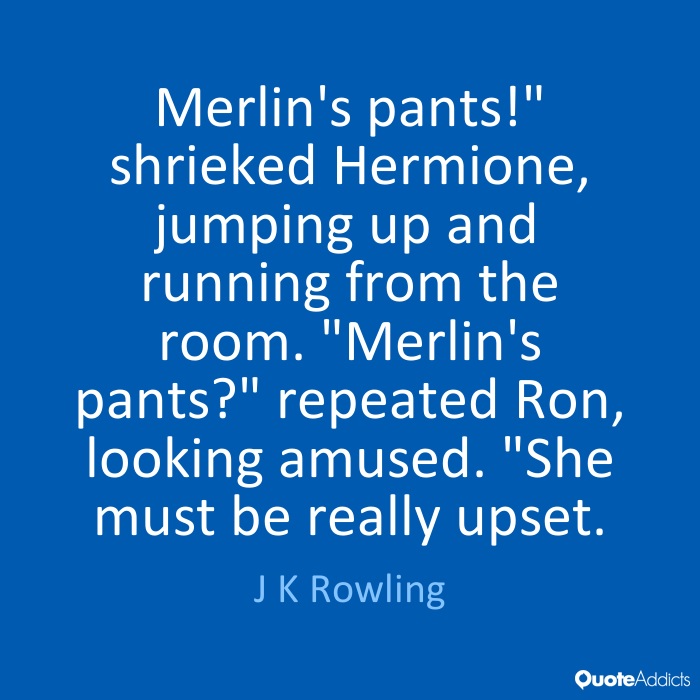 MuggleNet.com - “'I'm never wearing them,' Ron was saying