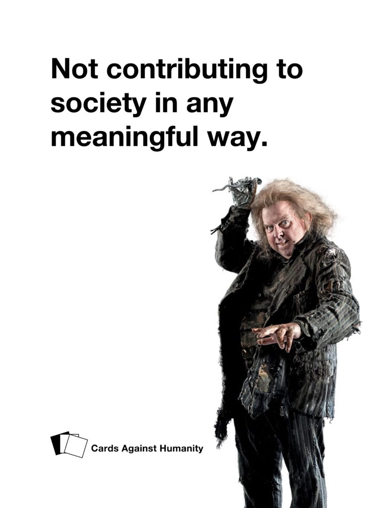 Peter Pettigrew Cards Against Humanity