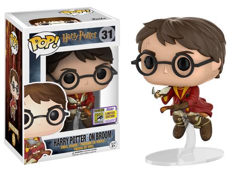 Funko Pop Vinyl Harry Potter Broom Quidditch Snitch San diego Comic Con  Funko SDCC