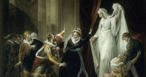 Painting of Queen Hermione in William Shakespeare's The Winter's Tale