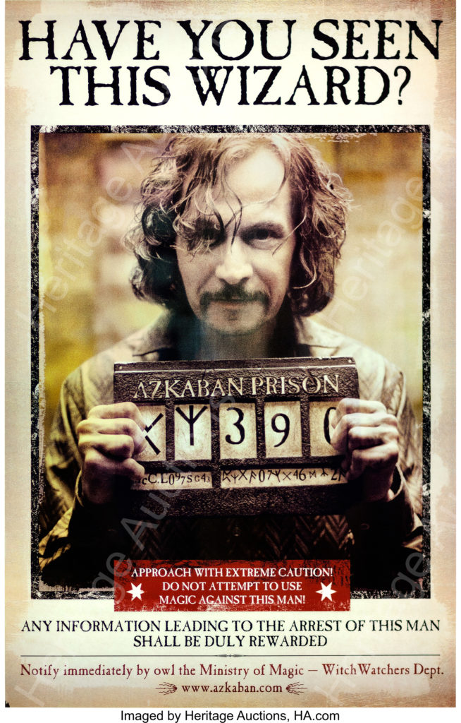 MuggleNet Exclusive: Sirius Black Wanted Poster Prototype Breaks World