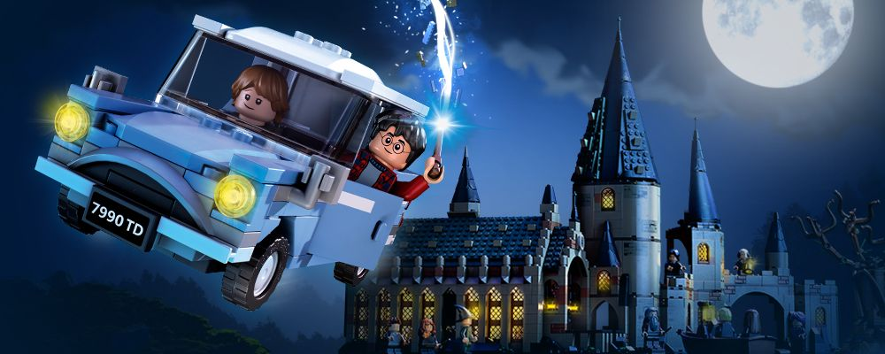 Lego harry potter flying car hot sale