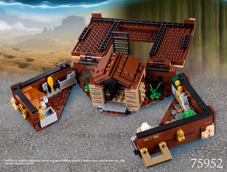 fantastic beasts lego newt's case