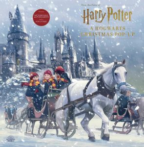 An image of the cover page of 'Harry Potter A Hogwarts Christmas Pop-Up'