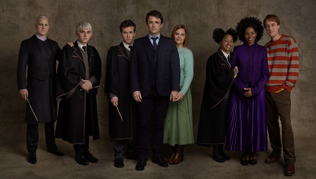 The current cast of "Cursed Child" on Broadway