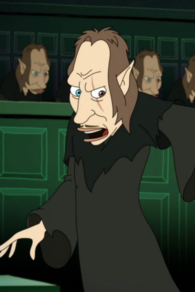 David Thewlis's character from "Big Mouth", the Shame Wizard, is basically Remus Lupin mid-transformation.