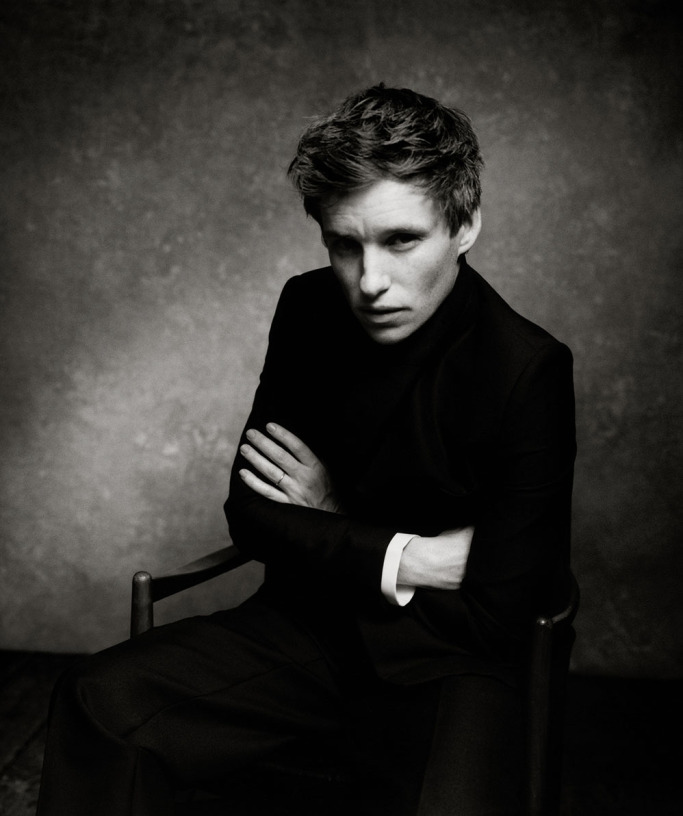 Eddie Redmayne is pictured in a portrait from "The Dior Sessions".