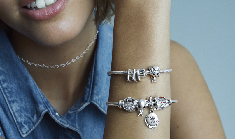 The iconic symbols and characters can be found in the new Harry Potter X Pandora collection.