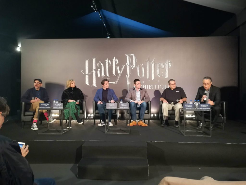 Harry Potter The Exhibition Lisbon Press Conference with James and Oliver Phelps and MinaLima