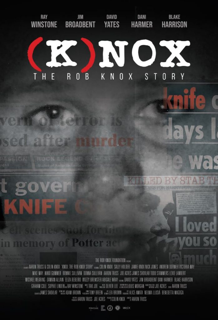 "Knox: The Rob Knox Story" documentary poster by Leanne Ling