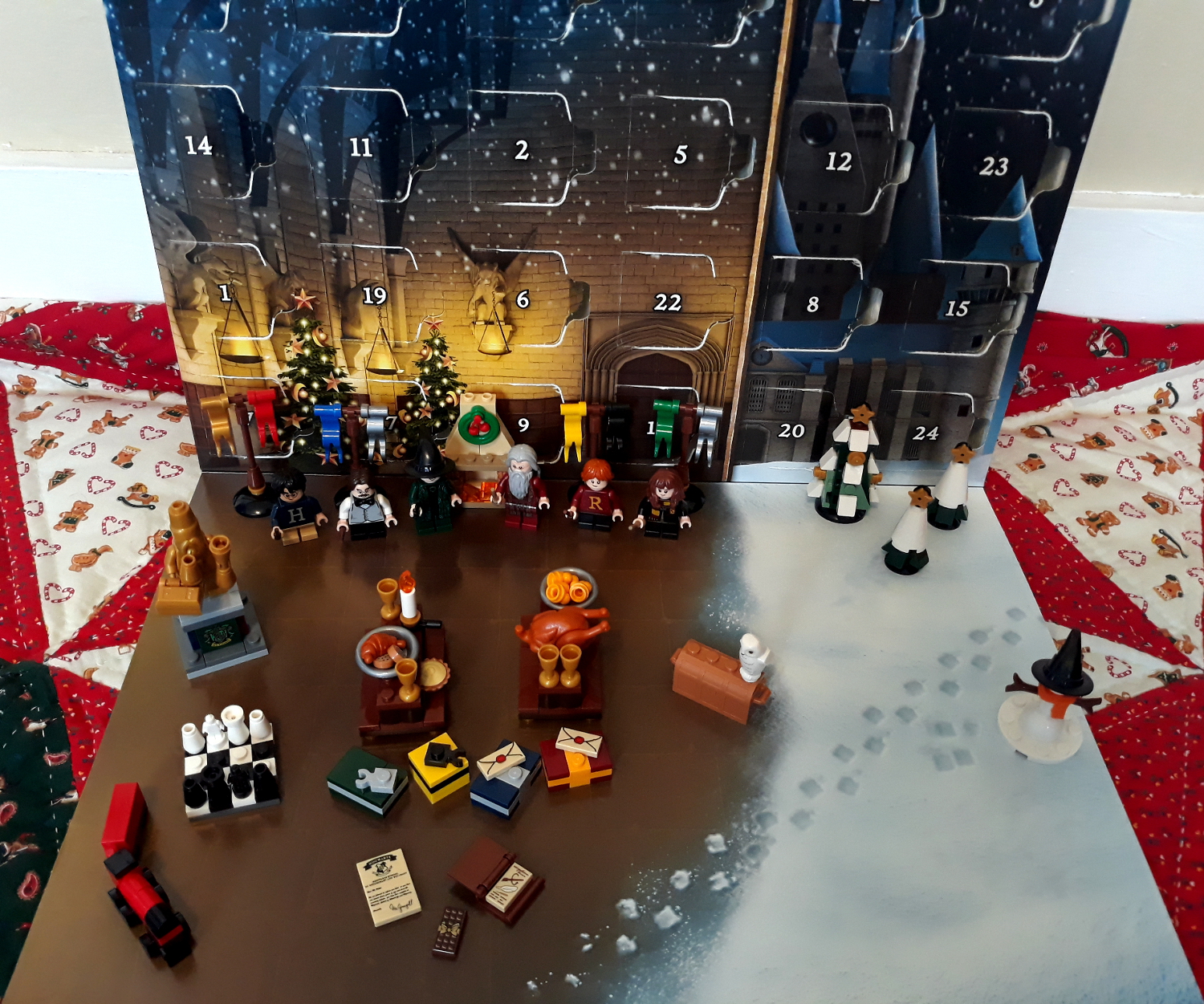 Final photo of the LEGO Harry Potter Advent Calander