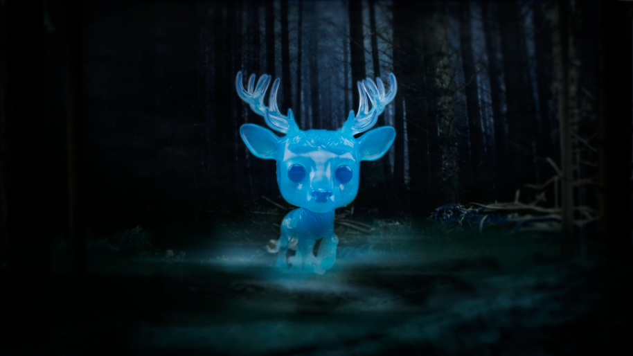 An image showing the stag Patronus Funko Pop!.