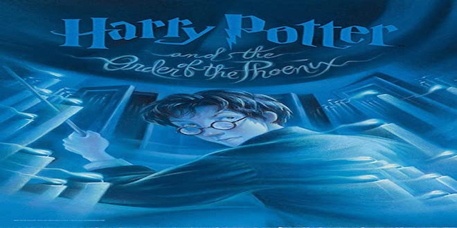 This is the book cover for "Harry Potter and the Order of the Phoenix".