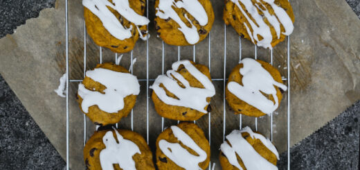 A batch of pumpkin cookies