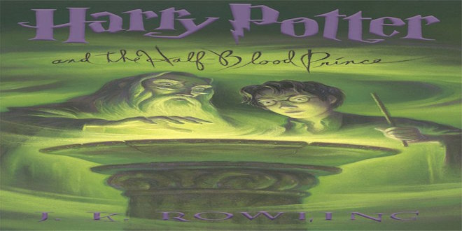 This is the book cover for "Harry Potter and the Half-Blood Prince".