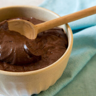 A bowl of chocolate sauce. Photo from Unsplash.