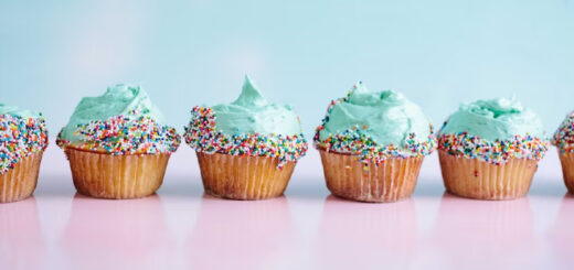 A row of cupcakes. Photo from Unsplash.
