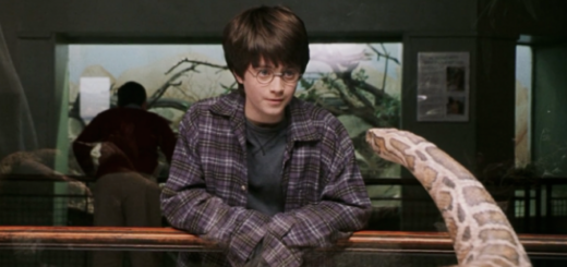 Harry talks to a snape in London Zoo in the film adaptaion of Sorcerer's Stone