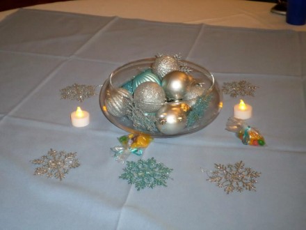 Yule Ball table decoration
