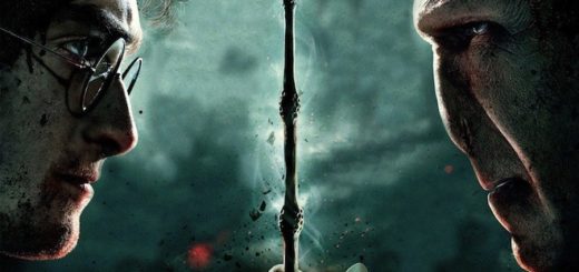 Harry Potter and Voldemort face off Deathly Hallows Poster