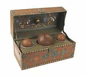 Quidditch box with the Quaffle and two Buldgers