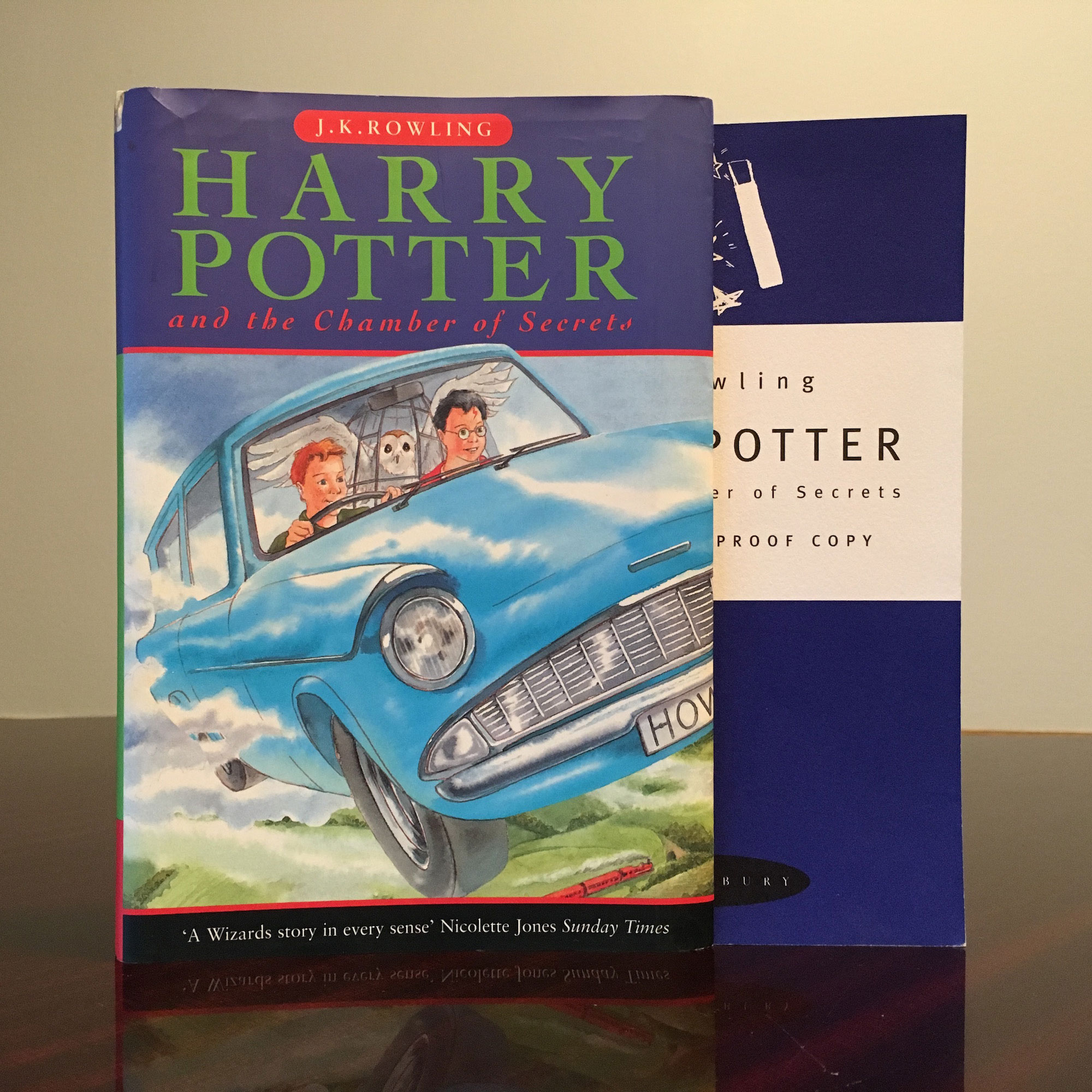 “Chamber of Secrets” proof with jacket