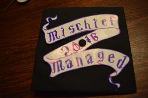 Stencil for the diy Potter graduation cap