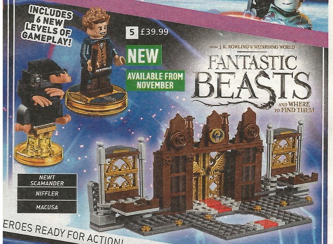 New Images of LEGO Newt and Niffler