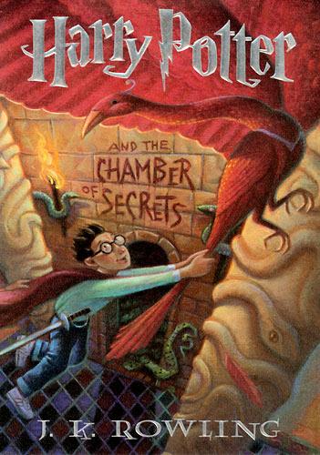 Harry Potter and the Chamber of Secrets Book Cover - US Rare Book Page