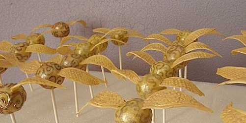 Golden Snitch Cake Pops