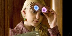 Luna Lovegood wearing her Spectraspecs