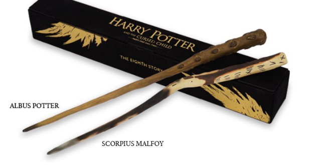 Albus And Scorpius Replica Wands Now Available From Cursed Child Shop Mugglenet