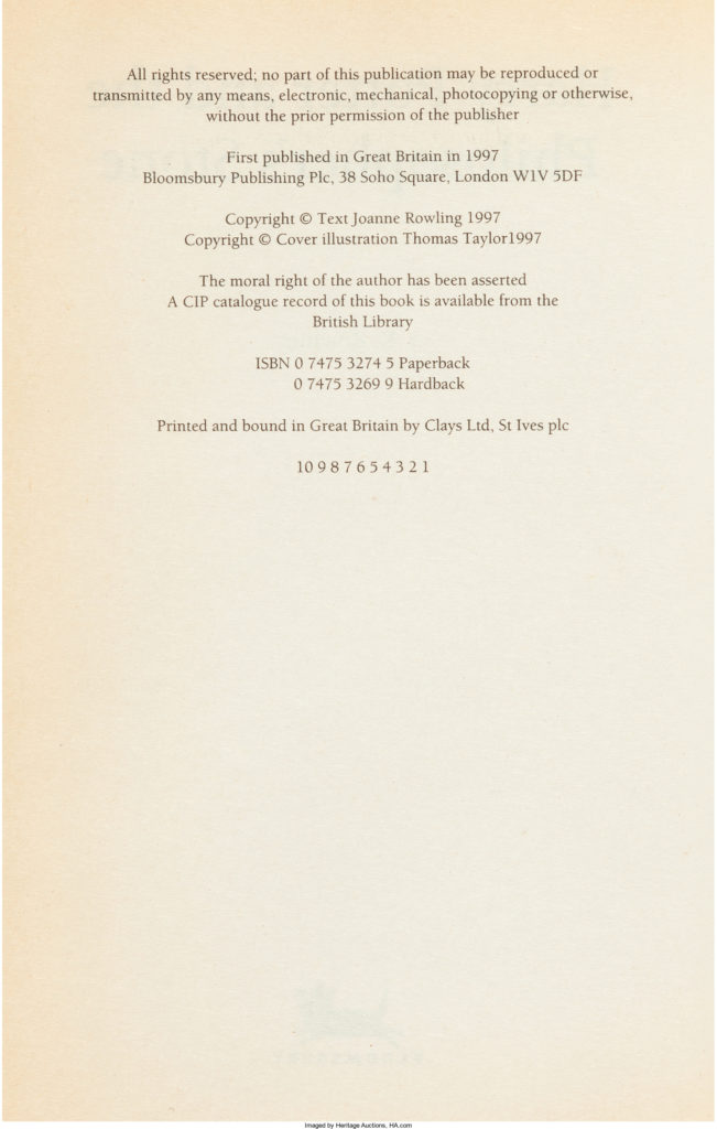 First-Edition Copy of 