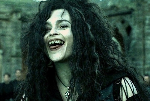 Helena Bonham Carter as Bellatrix Lestrange in "Deathly Hallows: Part 2"