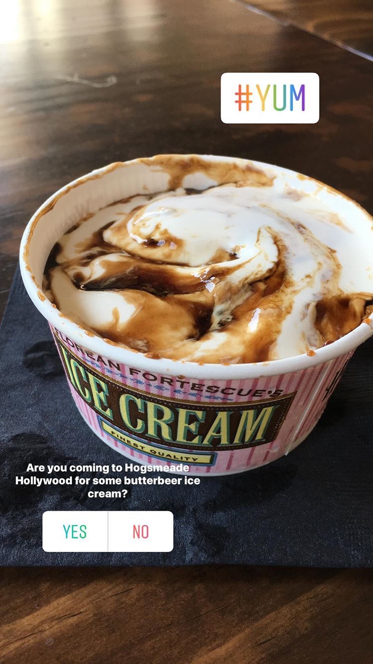Butterbeer ice cream: Instagram followers weigh in!
