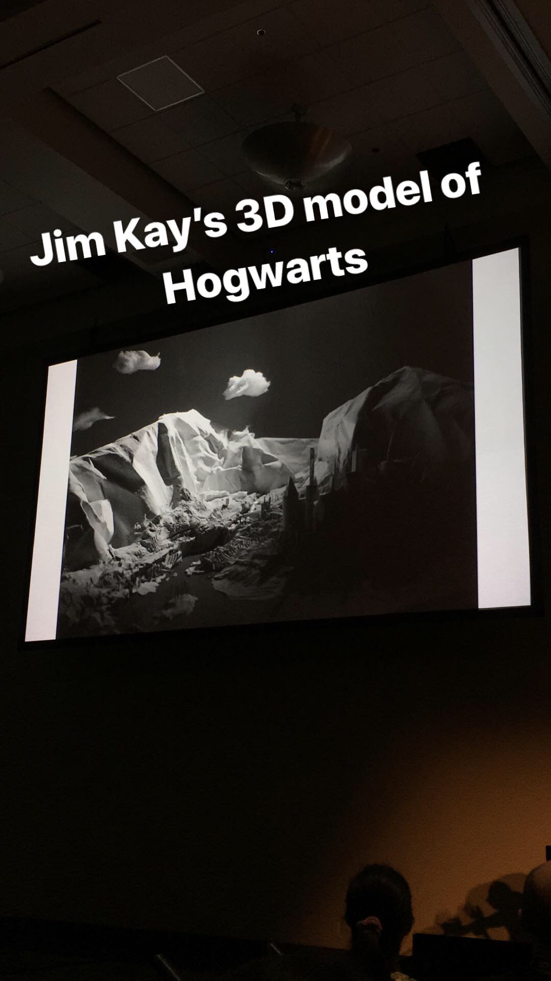 JIm Kay’s model of Hogwarts