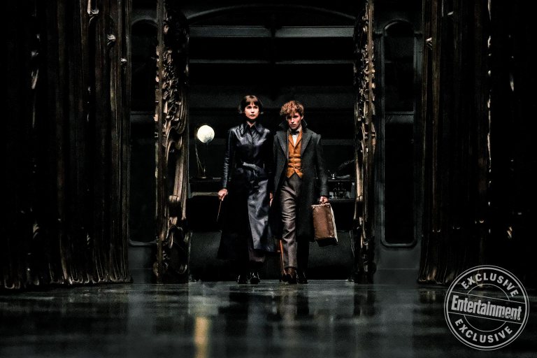 “Fantastic Beasts: The Crimes of Grindelwald”: Tina Goldstein (Katherine Waterston) and Newt Scamander (Eddie Redmayne)
