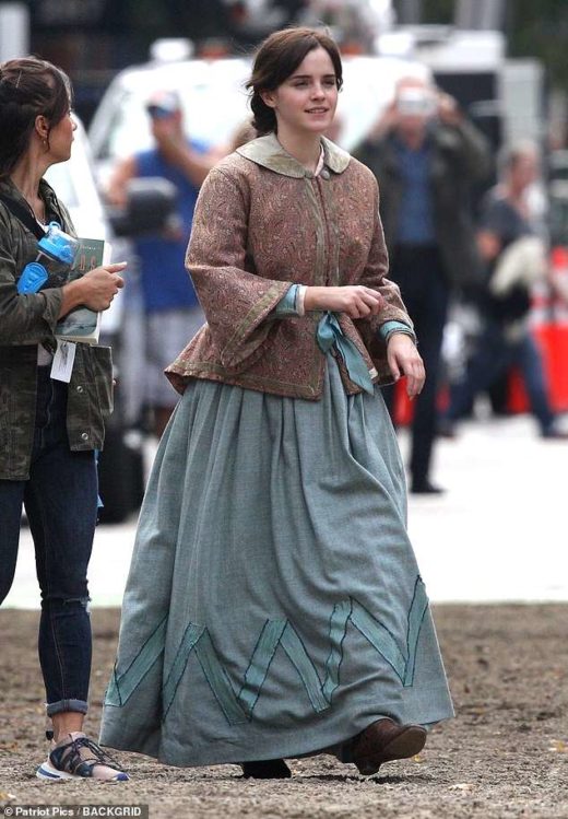 See Emma Watson on the Set of 