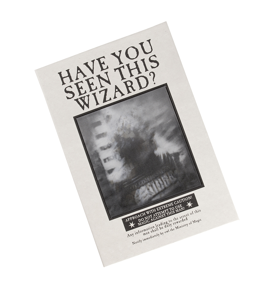 Sirius Black wanted poster notebook from Wow! Stuff